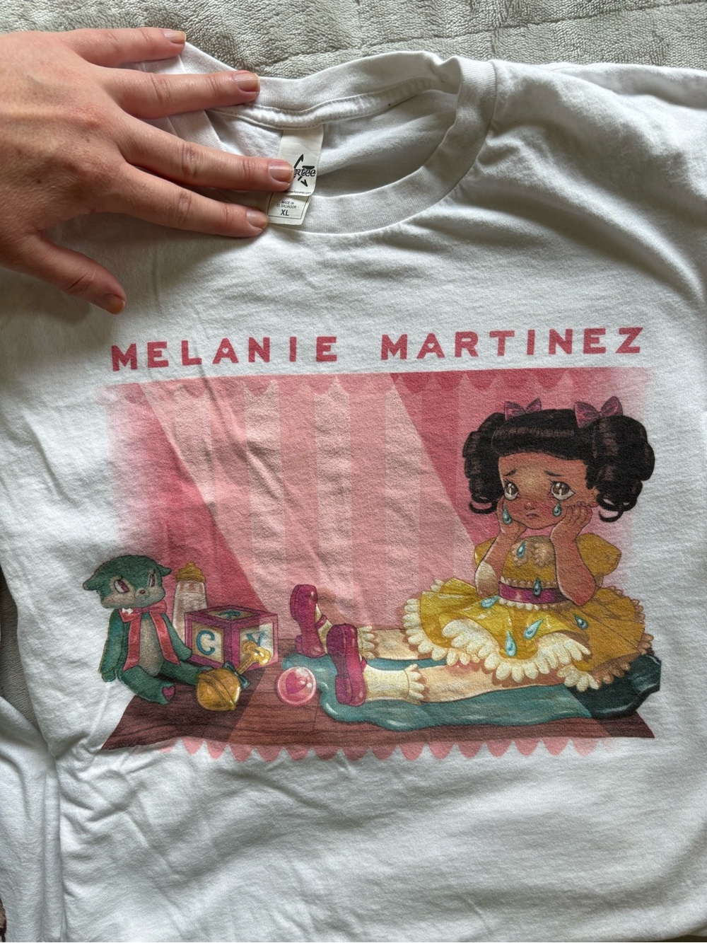 Melanie Martinez White Short Sleeve Graphic Tee - Pink & Multi - Picture 3 of 3
